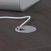 Bush Business Furniture Studio C 60W x 30D L Shaped Desk with 42W Return in Storm Gray view 4