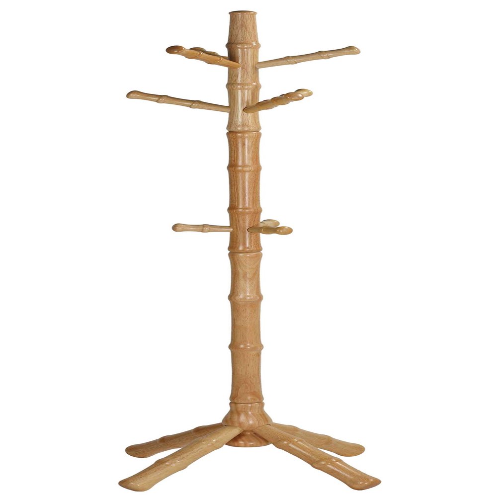 Cortesi Home Monica Wooden Coat Rack, Natural