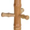 Cortesi Home Monica Wooden Coat Rack, Natural view 3