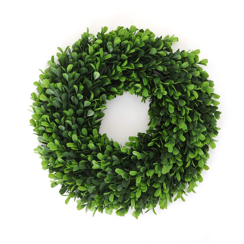 3rd Street Inn Soft Touch Holly Wreath - Front Door Greenery for Indoor/Outdoor Use - Farmhouse Style for Spring, Summer, Winter (16" / MD)
