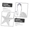Cabilock Shower Curtain Hook Decorative Rings: 12Pcs Double Sided Shower Hooks Rings Double Glide Shower Curtain Hooks for Shower Curtain Rods view 2