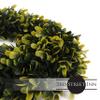 3rd Street Inn Golden Boxwood Wreath - Front Door Wreath - Greenery Wreath - Indoor/Outdoor Wreaths for Front Door - Farmhouse Wreath - Spring Wreath/Summer Wreath/Winter Wreath (16" / MD) view 3
