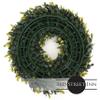 3rd Street Inn Golden Boxwood Wreath - Front Door Wreath - Greenery Wreath - Indoor/Outdoor Wreaths for Front Door - Farmhouse Wreath - Spring Wreath/Summer Wreath/Winter Wreath (16" / MD) view 4