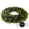 3rd Street Inn Golden Boxwood Wreath - Front Door Wreath - Greenery Wreath - Indoor/Outdoor Wreaths for Front Door - Farmhouse Wreath - Spring Wreath/Summer Wreath/Winter Wreath (19" / LG) view 2