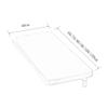 WQSQ Folding Dining Table Wall-Mounted Drop-Leaf Table White Computer Desk, Kitchen Table for Small Spaces, Children Desk, 60 * 40cm Blue view 2