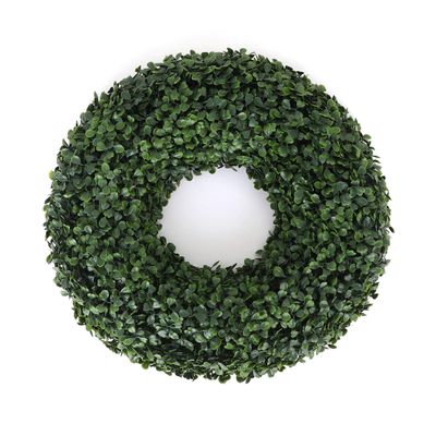 3rd Street Inn Boxwood Wreath - Front Door Wreath - Greenery Wreath - Indoor/Outdoor Wreaths for Front Door - Farmhouse Wreath - Spring Wreath/Summer Wreath/Winter Wreath (16" / MD / 2 Pack)