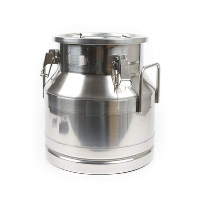20 Liter 304 Stainless Steel Milk Can Milk bucket Wine Pail Bucket 5.3 Gallon Milk Can Tote Jug with Sealed Lid Heavy Duty
