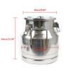 20 Liter 304 Stainless Steel Milk Can Milk bucket Wine Pail Bucket 5.3 Gallon Milk Can Tote Jug with Sealed Lid Heavy Duty view 2