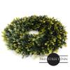 3rd Street Inn Golden Boxwood Wreath - Front Door Wreath - Greenery Wreath - Indoor/Outdoor Wreaths for Front Door - Farmhouse Wreath - Spring Wreath/Summer Wreath/Winter Wreath (16" / MD) view 2