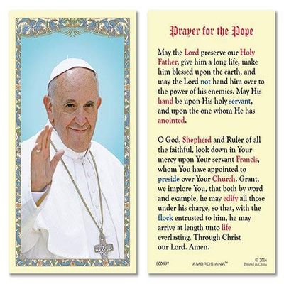 Christian Brands HCL 25P Pope Francis Prayer