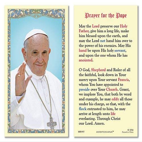 Christian Brands HCL 25P Pope Francis Prayer