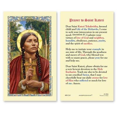 Christian Brands HCL 25P St Kateri Prayer