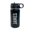 The Crafty Engineer Personalized Kids Water Bottle (Black) view 1