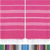 HAVLULAND |Pack of 2| Turkish Beach Towels Oversized 39x71, 100% Turkish Cotton Sand Free Quick Dry Absorbent Towel Travel Blanket for Adults Beach Gift Beach Essentials - Fuchsia view 1