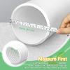 Air Conditioner Exhaust Vent Hose - 5.9" Diameter, 80" Length, Angooni Universal Counter-Clockwise Air Vent Compatible with Honeywell, Whynter, Frigidaire, LG, Delonghi Toshiba, Delonghi, JHS view 3