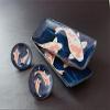  Awasaka NK-959 Japanese Tableware, Nishikoi, Small Plate, 3.5 x 0.6 inches (90 x 15 mm) view 3