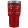 7th Anniversary Tumbler for Husband 7 Years Marriage 30 oz. Stainless Steel Engraved Insulated Hot Cold Cup Red view 1