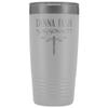The Improper Mug Outlander Tumber Dinna Fash Sassenach 20 oz. Stainless Steel Engraved Insulated Hot Cold Cup White view 1