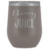 Nanny Juice Grandma Wine Tumbler 12 oz. Stainless Steel Engraved Insulated Hot Cold Cup Pewter view 1