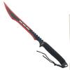 27" Tactical Machete with 3 Fixed Blade Set. Stainless Steel Blade. for Outdoor Camping Cutting Ropes - Branches, Collection, Gift (Red) view 2