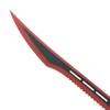27" Tactical Machete with 3 Fixed Blade Set. Stainless Steel Blade. for Outdoor Camping Cutting Ropes - Branches, Collection, Gift (Red) view 3