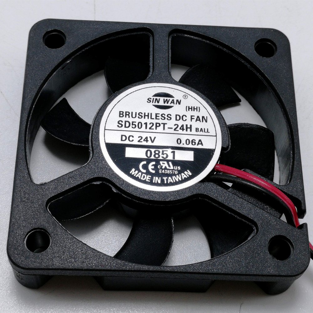For SINWAN SD5012PT-24H 24V 0.06A 5CM 5010 inverter cooling fan