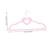 10pcs Cute Shape Plastic Hangers Versatile Non- Coat Rack for Clothes Storage for Home Organization and Everyday Use Style view 2