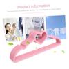 10pcs Cute Shape Plastic Hangers Versatile Non- Coat Rack for Clothes Storage for Home Organization and Everyday Use Style view 3