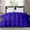 5-PCs Pinch Pleat Duvet Cover with Zipper Closure & Coner Ties Tufted Pattern Pintuck Duvet Set Royal Blue-800-TC-100% Egyptian Cotton Quilt Set(Royal Blue, Cal-King/King) view 1