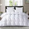 5-PCs Pinch Pleat Duvet Cover with Zipper Closure & Coner Ties Tufted Pattern Pintuck Duvet Set White-800-TC-100% Egyptian Cotton Quilt Set(White, Twin/Twin XL) view 1