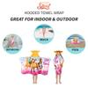 Franco Kids Bath Hooded Towel Wrap, 24 in x 50 in, DreamWorks Spirit view 4