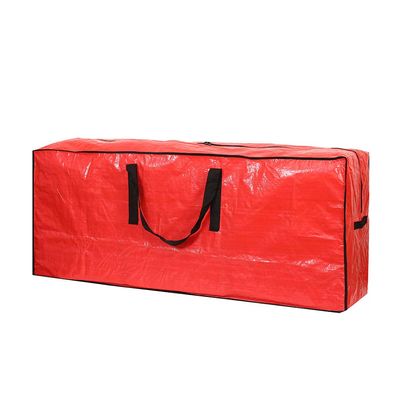 Sattiyrch Christmas Tree Storage Bag - Fits Up to 7.5 ft Holiday Xmas Disassembled Trees with Durable Reinforced Handles & Dual Zipper - Waterproof Material Protects from Dust,Moisture(Red)