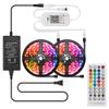 Yetaida LED Strip Lights Kit: 5050, 60 LEDs/Meter, 12V (10 Meters in Total), with Power Adapter (12V) + RGB Controller+ 44 Key Remote, Controlled by IR Remote and APP view 3