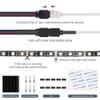 Yetaida LED Strip Lights Kit: 5050, 60 LEDs/Meter, 12V (10 Meters in Total), with Power Adapter (12V) + RGB Controller+ 44 Key Remote, Controlled by IR Remote and APP view 4
