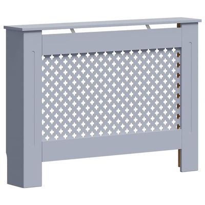 vidaXL Radiator Cover, Radiator Guard for Home Office, Heater Cover for Living Room Decorative, Heating Cabinet Protective Cover, Anthracite MDF