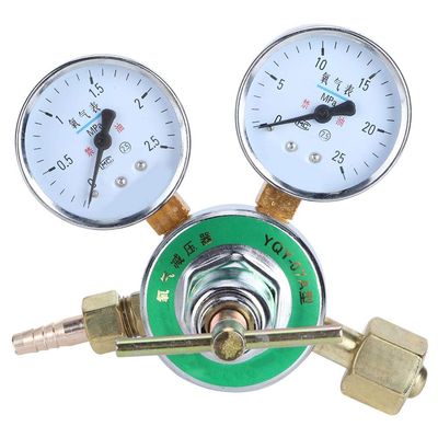 Oxygen Gas Regulator Gauge Brass Gas Cylinder Pressure Reducer Reducing Valve Equipments Manual Drive Mode