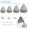 Stuffed Animal Storage Bean Bag Cover (No Filler) Extra Soft Beanbag Seat Chair Covers-Cotton Linen Memory Foam Beanbag Replacement Cover for Adults Children without Filling view 3