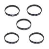 5 Pack Vacuum Belts Replacement for Bissell ProHeat 2X Revolution Pet Carpet Cleaner, Vacuum Cleaner Belts Parts 1606428, Fit Models: 1986,1548,1548F,1550,1551,1964,2007,2007P view 1