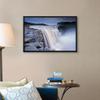 Dettifoss, Jokulsargljufur National Black Float Frame Canvas Art, Waterfall Artwork view 4