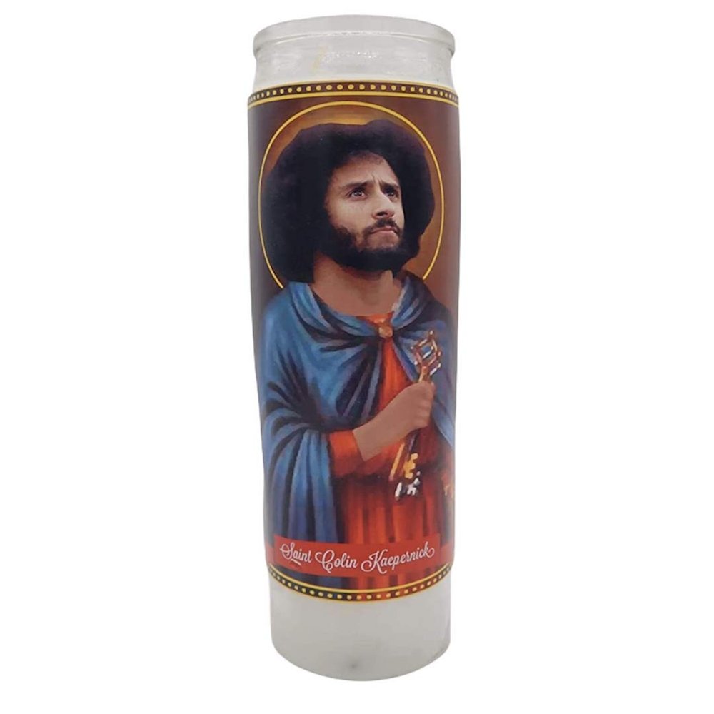Colin Kaepernick Prayer Saint Devotional Candle
