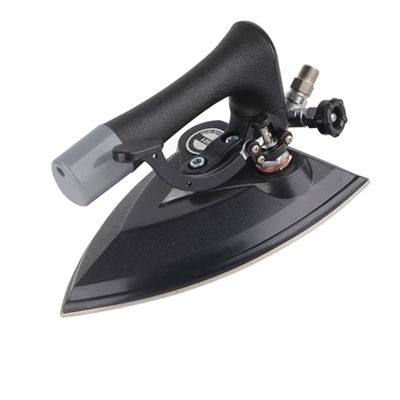 Pssopp Industrial Steam Iron, Full Press Dedicated for Dry-Cleaning Shop & Clothing Factory Boiler, Black, High Temperature Steam for Easy Fabric Stretching