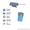 [12] Replacement Part For Bissell Upright Vacuum Bags Micro Allergen Filtration # compare to part 32671 view 2