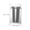 Cabilock Toothpick Holder Lid Crystal Storage Box Cotton Swab Dispenser for Kitchen view 2
