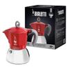 Bialetti - Moka Induction, Moka Pot, Suitable for all Types of Hobs, 6 Cups Espresso (9.4 Oz), Red view 1