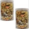 Around 2 Pounds of Decorative Stones Perfect for Aquariums, Vase Fillers, Table Scatter, Scrapbooking and Much More! Beautiful Gems! (Assorted Natural River Rocks) view 1