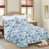 C&F Home Bluewater Bay Twin Bedspread 100% Cotton Lightweight Machine Washable Reversible Bedspread Coverlet Twin Blue view 1