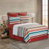 C&F Home Ezekiel Ridge 3 Piece Red Blue and Tan Southwest Stripes King Quilt Set Quilt and Sham Bedding Set King Blue view 3