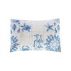 C&F Home Casablanca Bay 3 Piece White and Blue Coastal Beach Theme Pattern Full/Queen Quilt Set Quilt and Sham Bedding Set Full/Queen 3 Piece Set White view 2