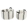 Deco 79 Storage Baskets, Medium, White view 2