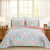 C&F Home Oceanaire Seafoam Twin Bedspread 100% Cotton Lightweight Machine Washable Reversible Bedspread Coverlet Twin Seafoam view 2